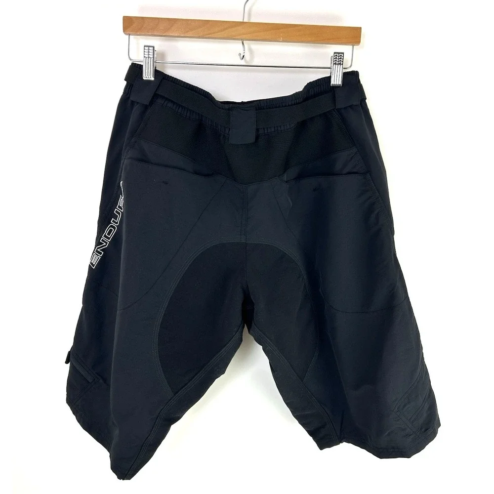 Endura‎ Shorts Men's L Hummvee Short II Black Detachable Liner MTB Bike Cycling